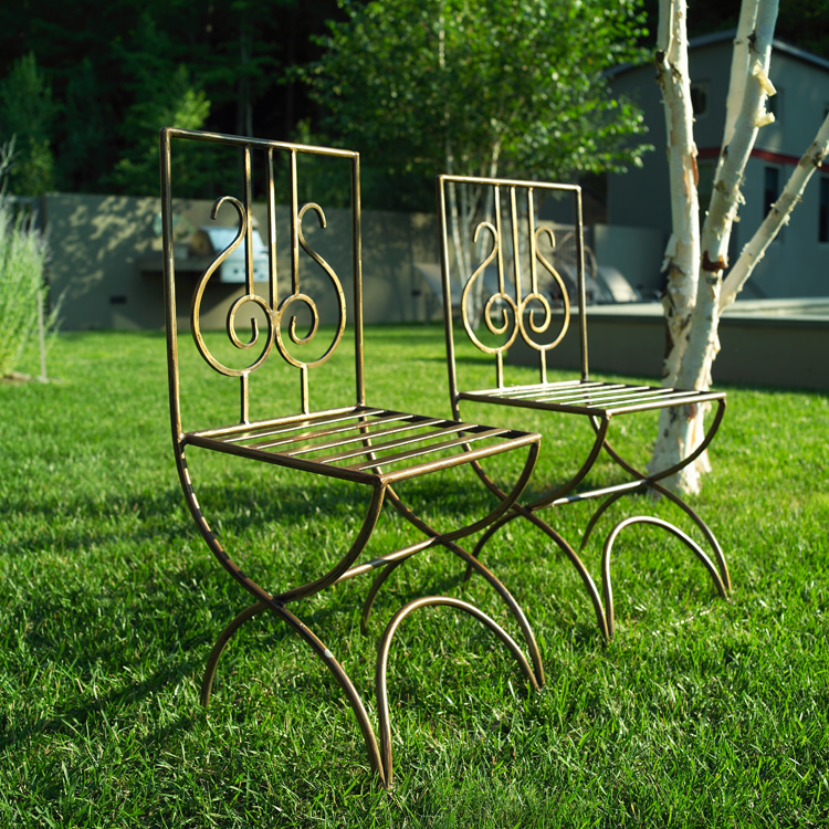 copper chairs