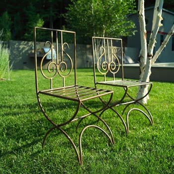 copper chairs