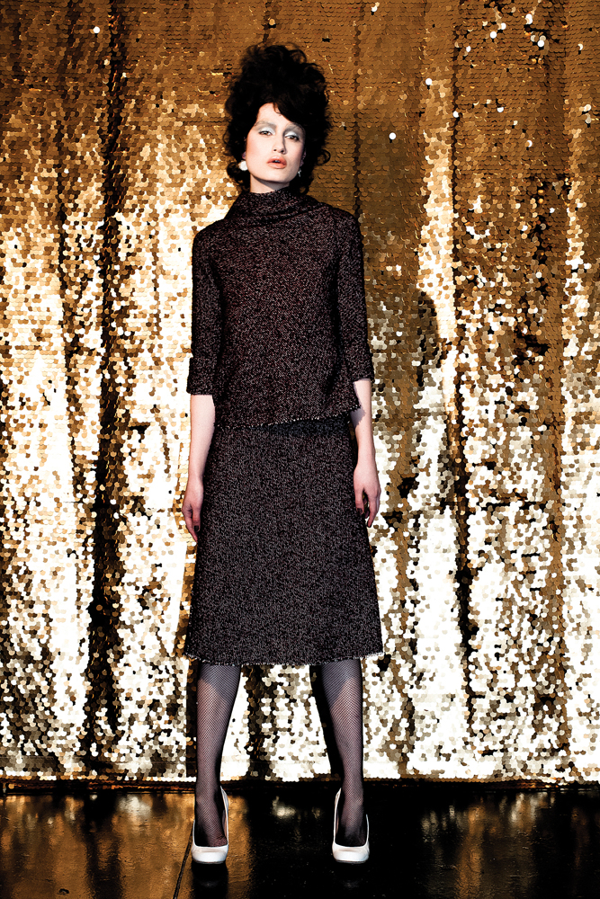 chris benz tweed ski#128E63